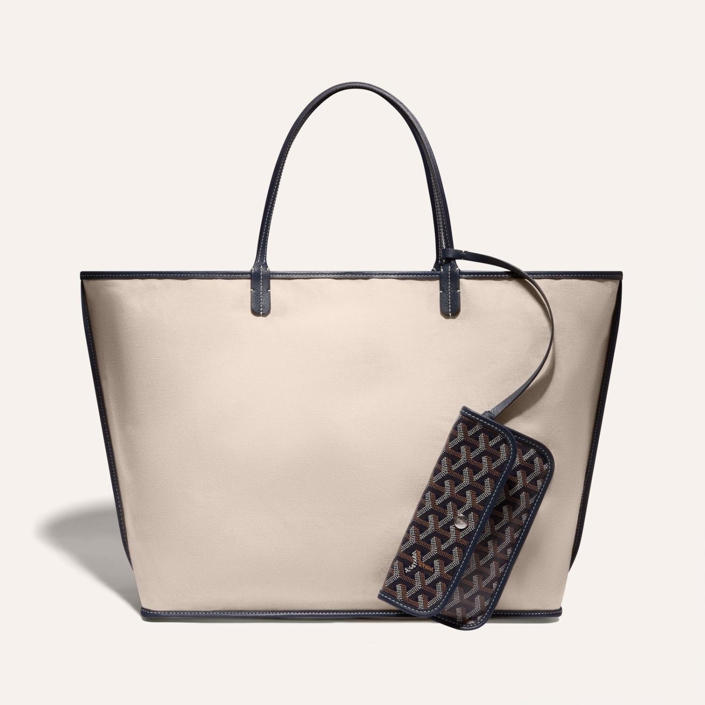 Goyard Saint Louis GM Tote Bag Navy Blue - Image 3